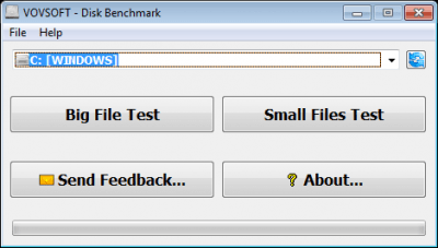 Vovsoft Disk Benchmark 2.0