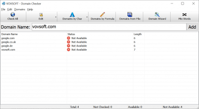 Vovsoft Domain Checker 6.6 + crack