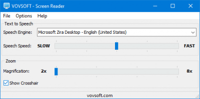 Vovsoft Screen Reader 1.1