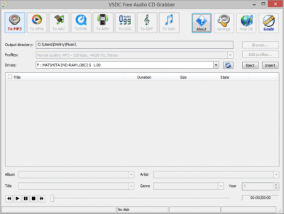 VSDC Бесплатный Аудио Граббер 1.2.1