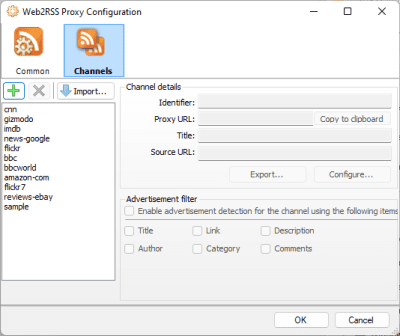 Web2RSS Proxy 2.2 + key