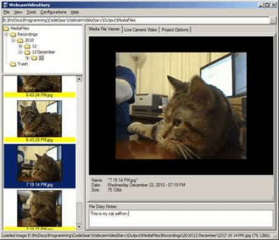 Webcam Video Diary 1.02.01