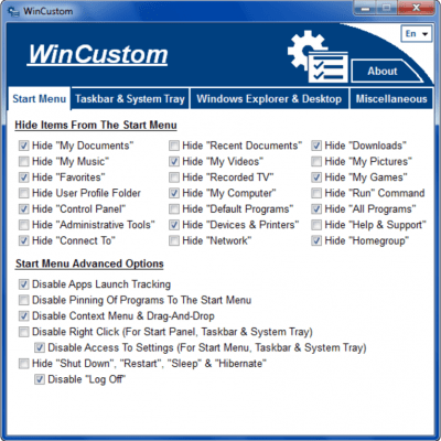 WinCustom 2.2.0.0 WinCustom 2.2.0.0
