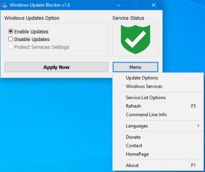 Windows Update Blocker 1.6