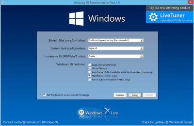 Windows 10 Transformation Pack 7.0