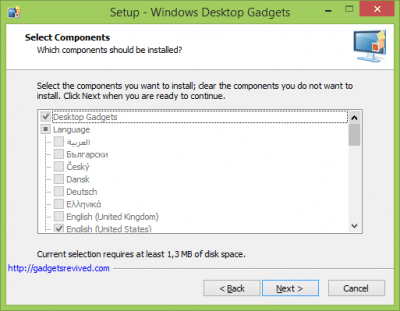 Windows Desktop Gadgets 2.0
