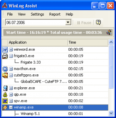 WinLog Assist Task Tracking 2.1.5