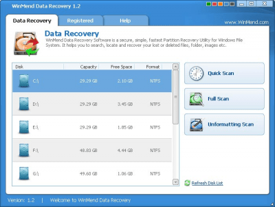 WinMend Data Recovery last