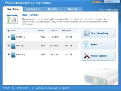 WinMend Disk Cleaner last