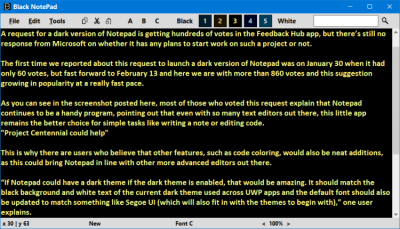 Black NotePad 1.1.2.38