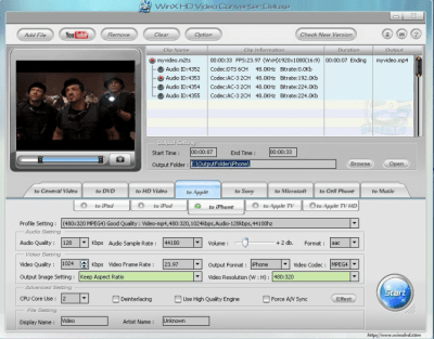 WinX HD Video Converter Deluxe 5.12.1 + ключ активации WinX HD Video Converter Deluxe 5.12.1 + ключ активации