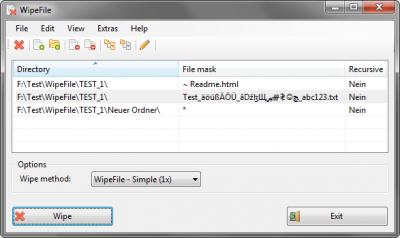 WipeFile 2.3