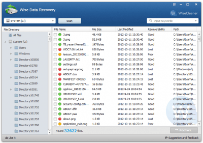 Wise Data Recovery 4.1.2