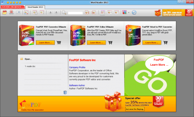 Word Reader 2013 2.0