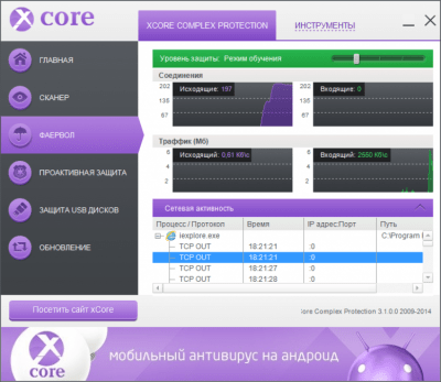 xCore Антивирус 3.2.0.0