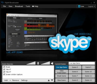 XSplit Broadcaster 3.6 XSplit Broadcaster 3.6