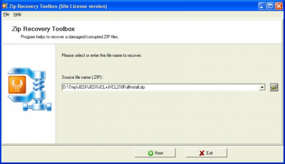 Zip Recovery Toolbox 1.2 Zip Recovery Toolbox 1.2