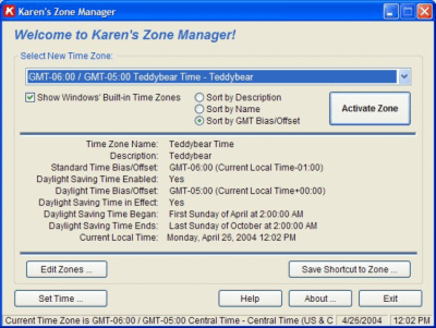 Zone Manager 1.4.3 Zone Manager 1.4.3