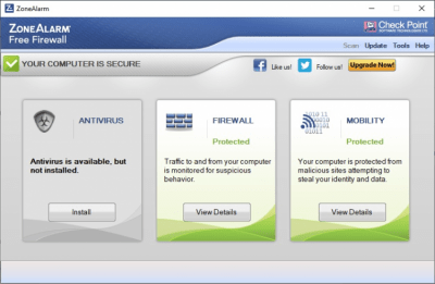 ZoneAlarm Free Firewall 15.8.163.18715 + crack