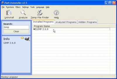 ZSoft Uninstaller Portable 2.5