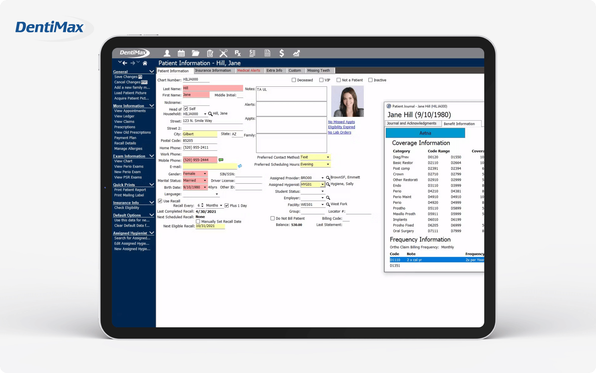 DentiMax’s management system