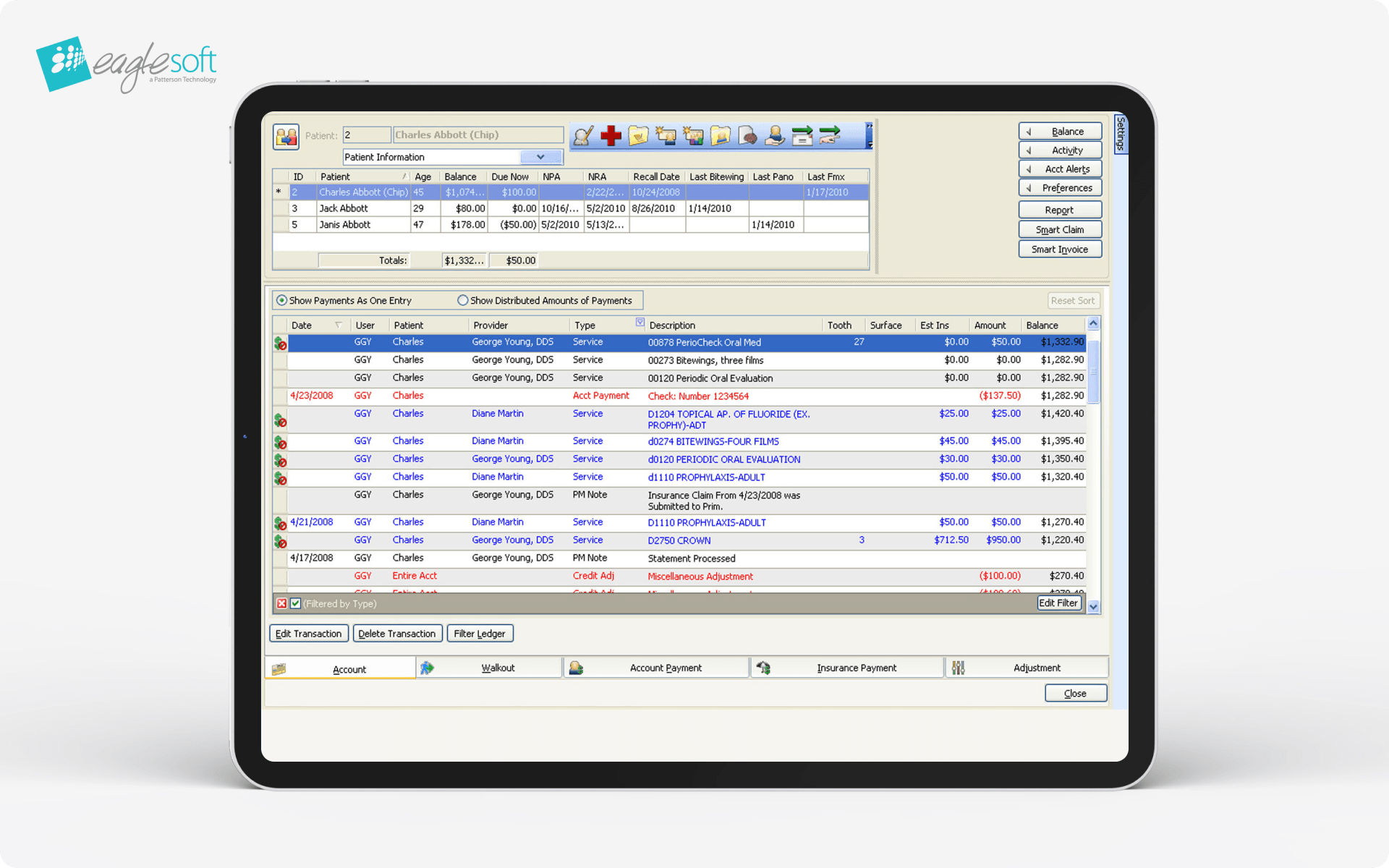 Eaglesoft’s local solution for clinics