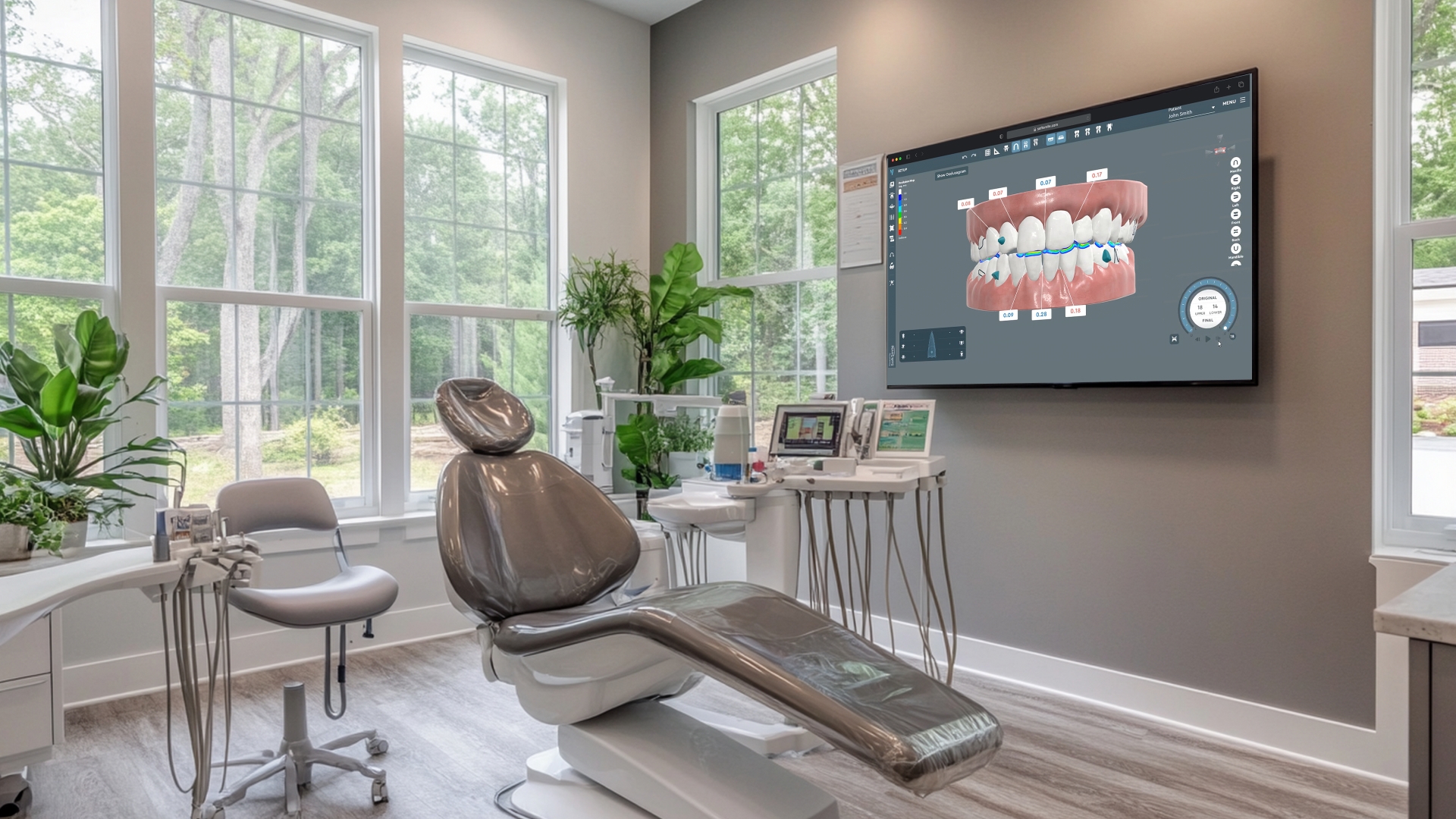 A well-designed orthodontic office