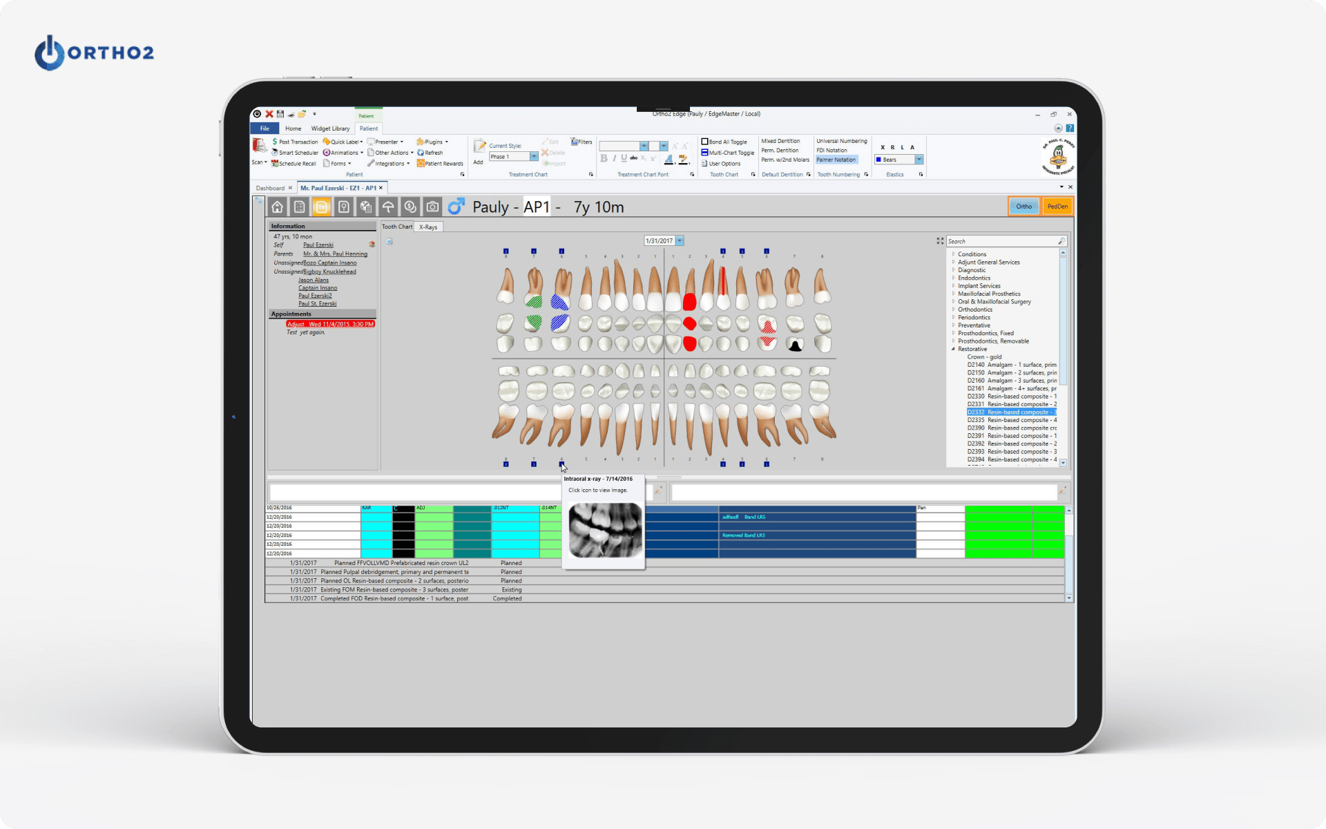 Ortho2 management platform