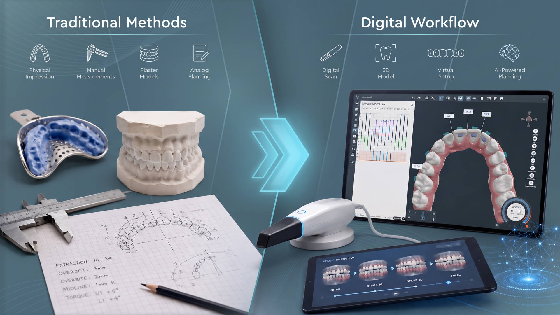 Digital technology transformation in orthodontic treatment planning