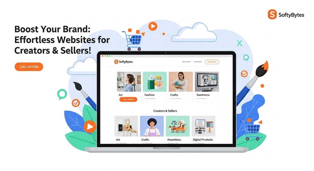 Boost Your Brand: Effortless Websites for Creators & Sellers!