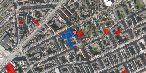 Jordforureningskort på Rosenvængets Sideallé 5, 3. th, 2100 København Ø