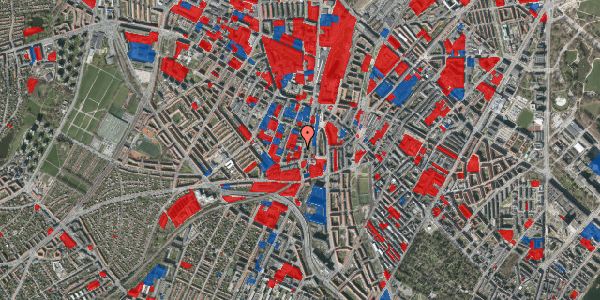 Jordforureningskort på Falkevej 2, st. 1, 2400 København NV