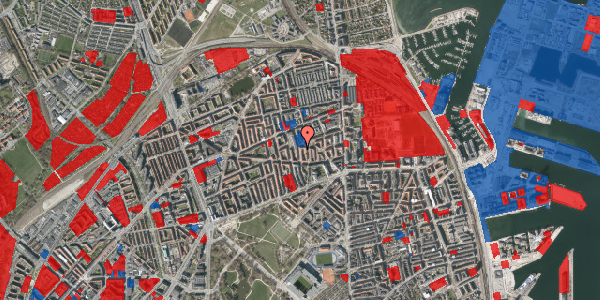 Jordforureningskort på Masnedøgade 20, 1. , 2100 København Ø