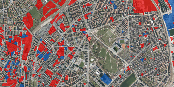 Jordforureningskort på Nørre Allé 71, 2100 København Ø