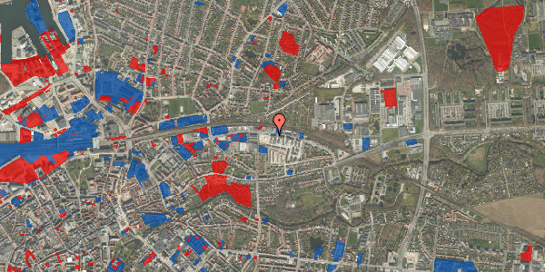 Jordforureningskort på Østerlunden 8, 5000 Odense C