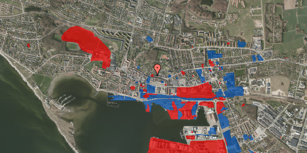 Jordforureningskort på Kordilgade 49, 4400 Kalundborg