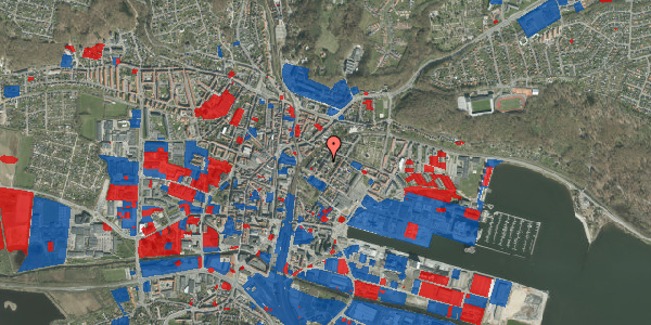 Jordforureningskort på Worsaaesgade 14A, 1. th, 7100 Vejle