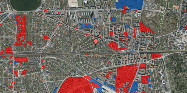 Jordforureningskort på Overbys Allé 17, st. , 2500 Valby