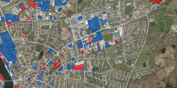 Jordforureningskort på Sjællandsgade 1C, 6400 Sønderborg