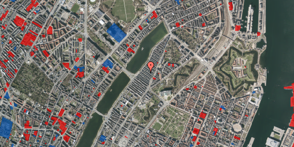 Jordforureningskort på Abildgaardsgade 25, 2100 København Ø