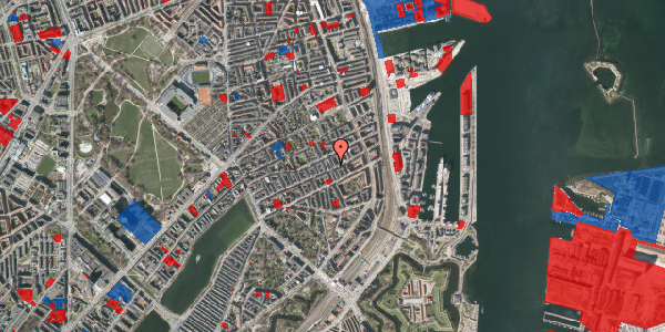 Jordforureningskort på Aggersborggade 5, 2. th, 2100 København Ø