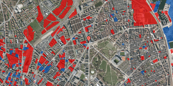 Jordforureningskort på Aldersrogade 4, 3. tv, 2100 København Ø