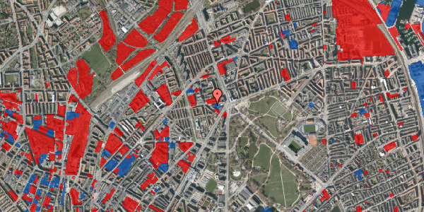 Jordforureningskort på Aldersrogade 11, 1. th, 2100 København Ø