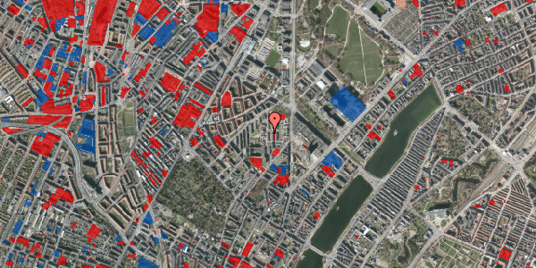 Jordforureningskort på Alléen 2, 2200 København N