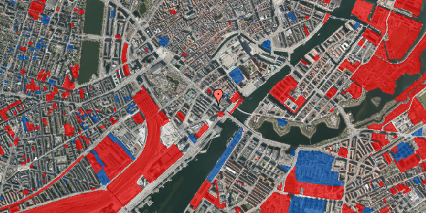 Jordforureningskort på H.C. Andersens Boulevard 42, 1. tv, 1553 København V