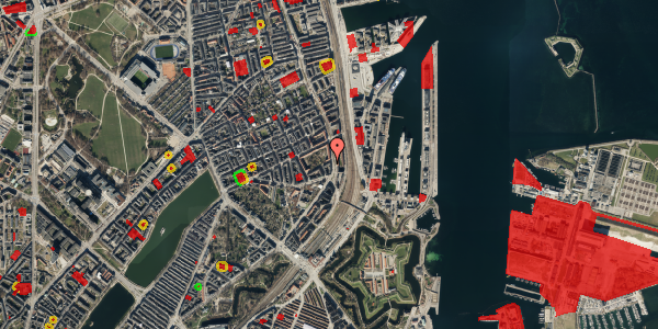 Jordforureningskort på Arendalsgade 1, 3. , 2100 København Ø