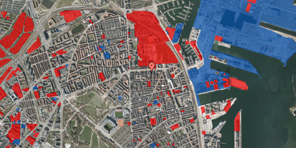 Jordforureningskort på Assensgade 12, 3. th, 2100 København Ø