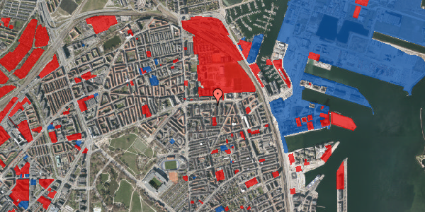 Jordforureningskort på Assensgade 14, 3. th, 2100 København Ø