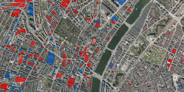 Jordforureningskort på Baggesensgade 27, 3. tv, 2200 København N