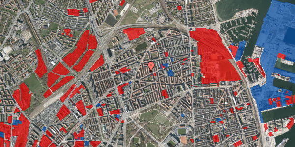 Jordforureningskort på Bechgaardsgade 3, 1. th, 2100 København Ø